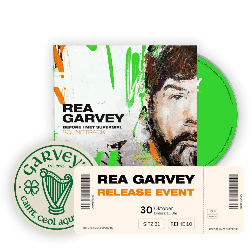 Rea Garvey Before I Met Supergirl Soundtrack CD Digipack + Event Ticket + Bierdeckel mit QR-Code 417970