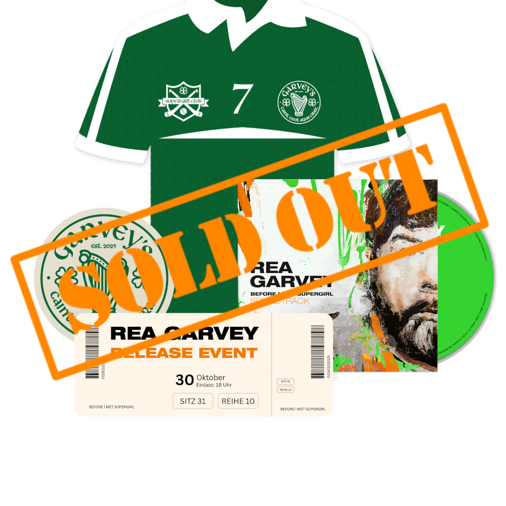 Rea Garvey Before I Met Supergirl Soundtrack CD Digipack + Event Ticket + Limitiertes Trikot + Bierdeckel mit QR-Code 418564
